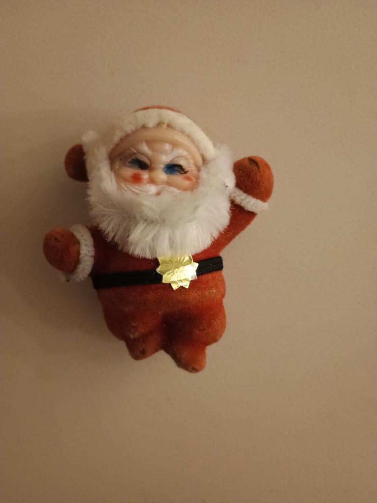 Vintage kleine kerstman celluloid gezicht, Ophalen