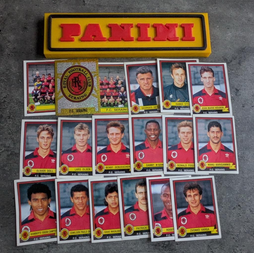 PANINI FOOTBALL 94 18 STICKERS 1994  FC SERAING, Verzenden, Nieuw