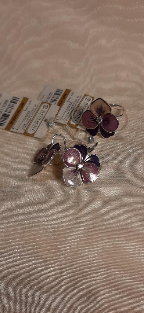 Bijoux russes Bague + boucles d'oreilles . (Jamais portés), Bijoux, Sacs & Beauté, Bijoux anciens, Enlèvement ou Envoi, Argent