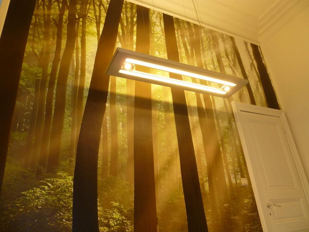 Design tafelverlichting Delta Light NoBody 300 P1245L, Huis en Inrichting, Ophalen, Zo goed als nieuw, Metaal, Strak alu design