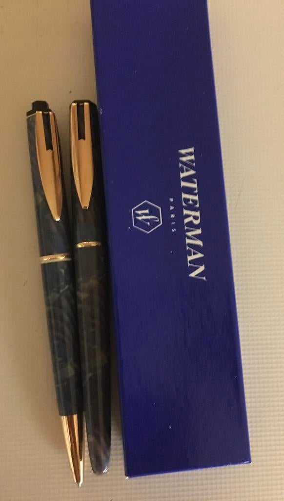 Set Waterman vulpen en balpen, Ophalen, Zo goed als nieuw, Balpen, Waterman