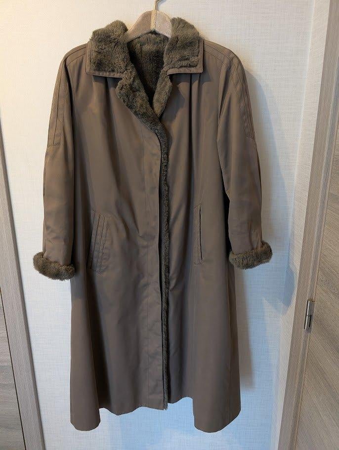 Diolen Jolipel trenchcoat met imitatiebontvoering, Kleding | Dames, Jassen | Winter, Jolipen, Maat 42/44 (L), Ophalen of Verzenden