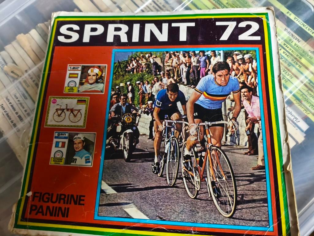 Album Panini Sprint 1972 wielrennen met Eddy Merckx, Verzamelen, Ophalen