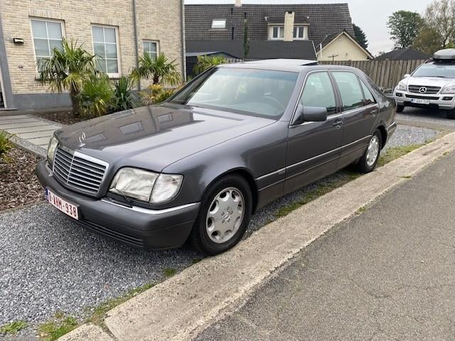 Unieke Mercedes W140 S600 Lang Oldtimer NIEUWSTAAT, Automaat, 4 deurs, Achterwielaandrijving, Zwart