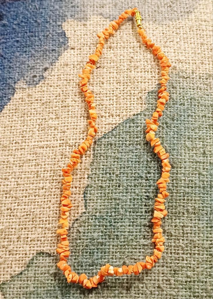 Collier en corail rouge, Bijoux, Sacs & Beauté, Enlèvement ou Envoi, Collier