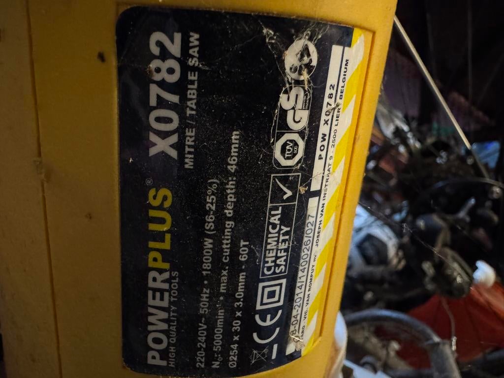 Zaagmachine, Zakelijke goederen, Ophalen