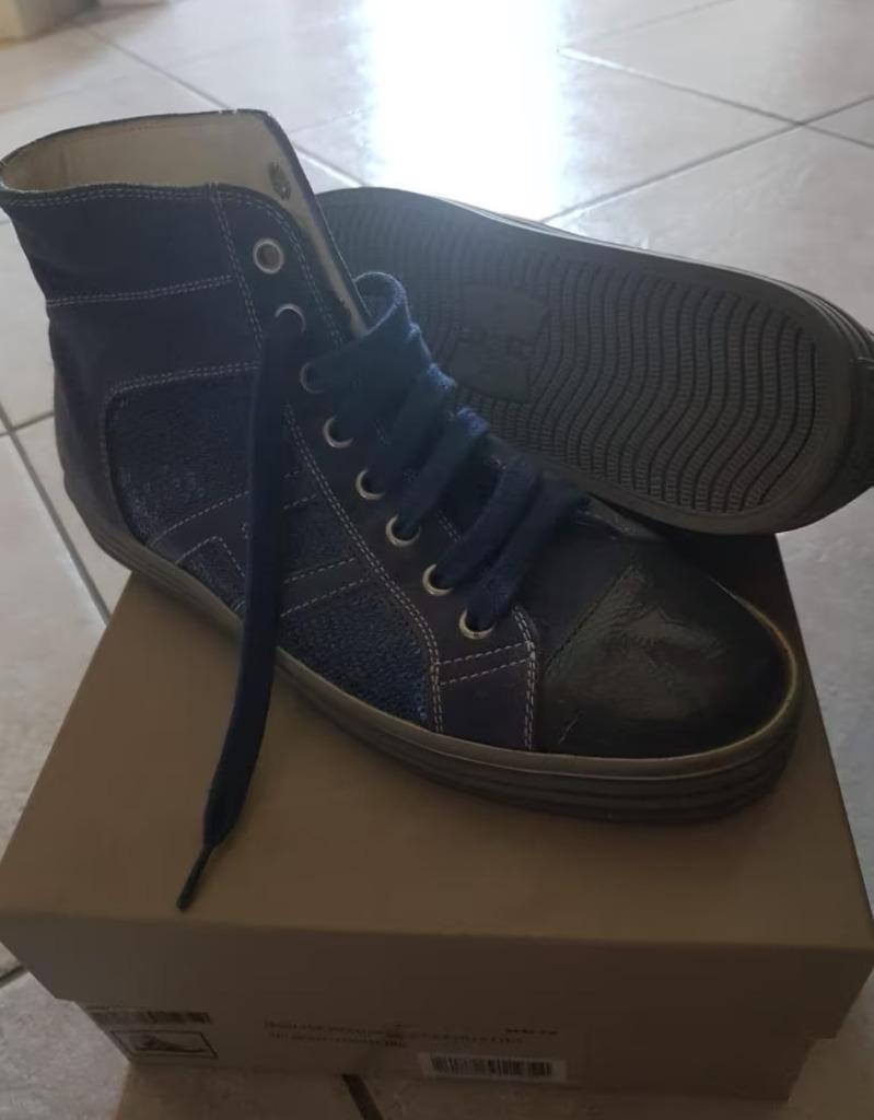 Hogan Rebel bleue femme, Blauw, Lage of Enkellaarzen, Nieuw, HOGAN