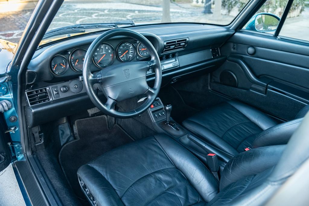 Porsche 993 Targa 1995, Auto's, Porsche, Automaat, 4 zetels, Achterwielaandrijving, Zwart