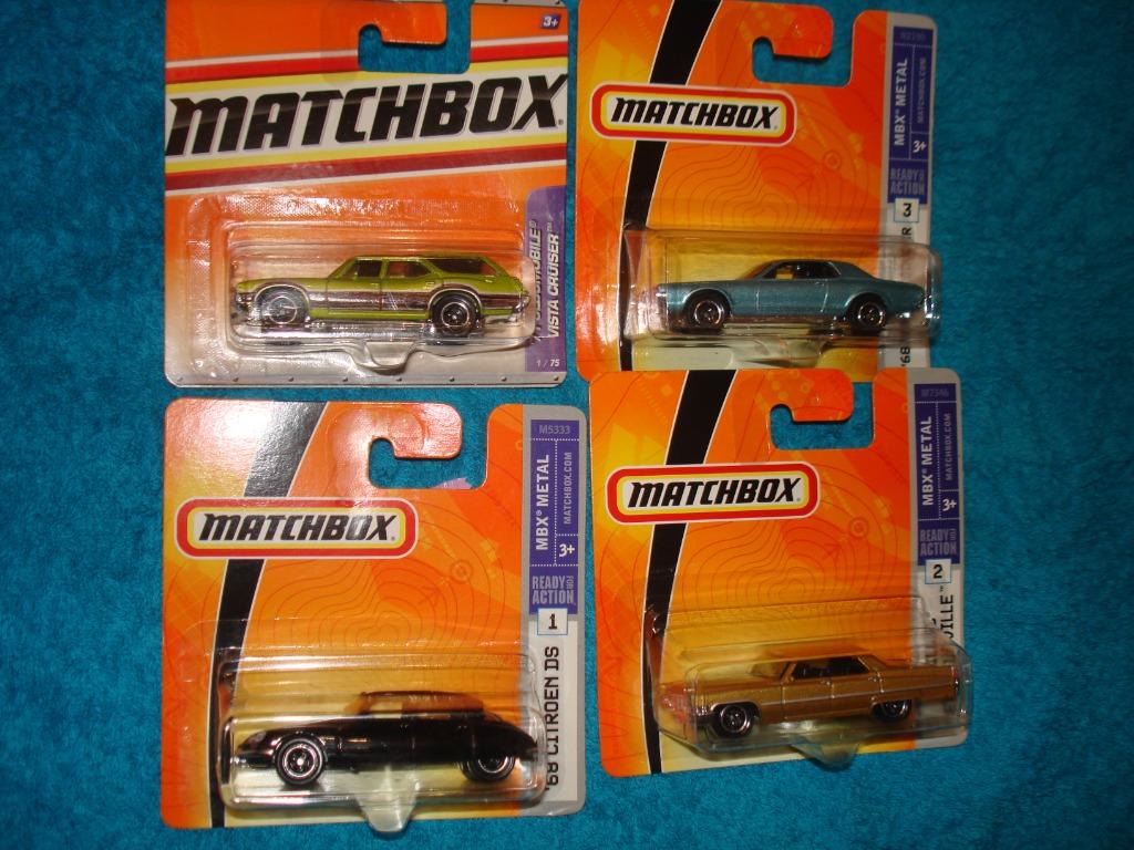 matchbox 4 stuks, Hobby en Vrije tijd, Modelauto's | 1:87, Nieuw, Auto, Matchbox, Ophalen of Verzenden
