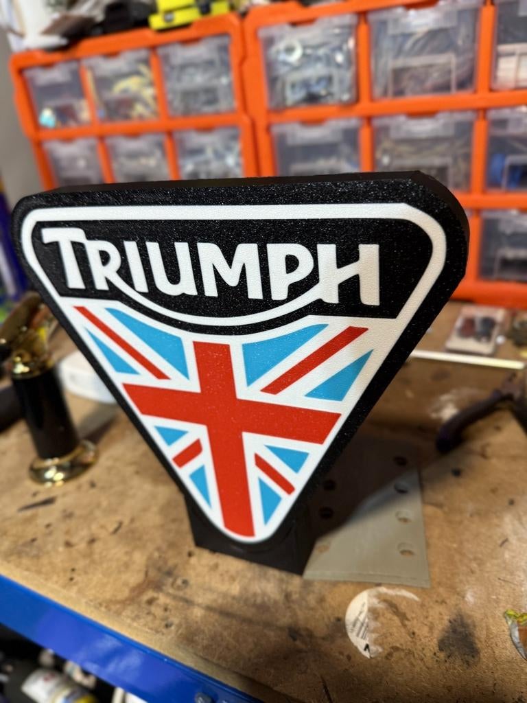 Prachtige Triumph lichtbak met heldere LED verlichting., Verzamelen, Merken en Reclamevoorwerpen, Ophalen of Verzenden, Nieuw