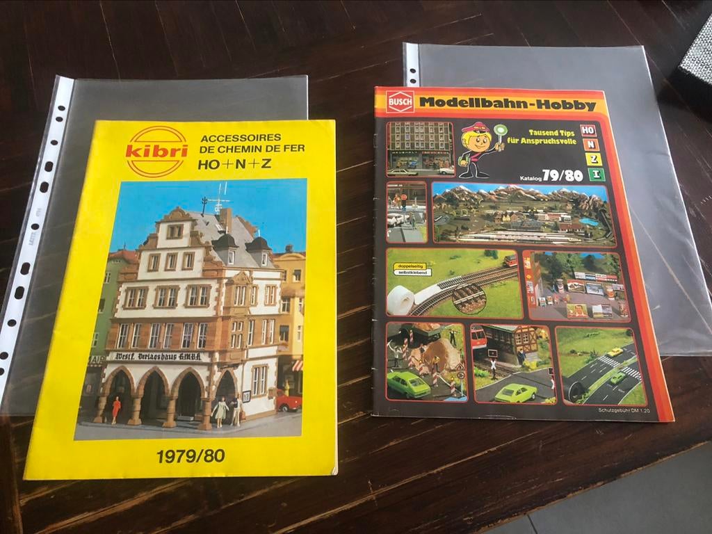 catalogues accessoires train modélisme kibri busch, Hobby & Loisirs créatifs, Trains miniatures | HO, Utilisé, Livre, Revue ou Catalogue