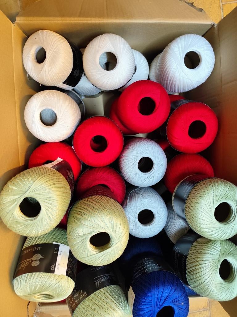 Annell Max-Annell brei- en haakgaren gemerciriseerde katoen., Ophalen, Nieuw