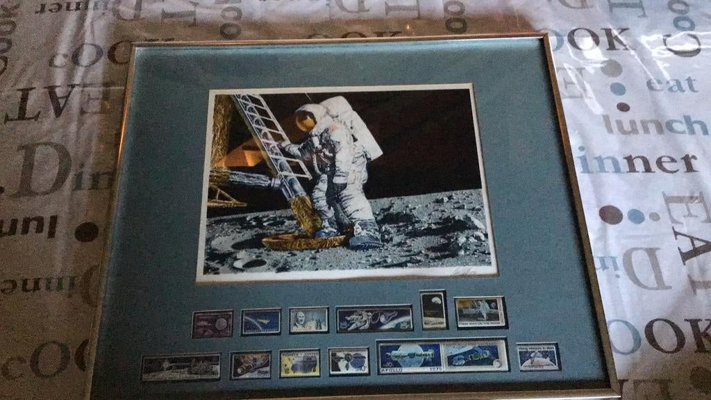 La conquête de l'espace, Collections, Photos & Gravures, Comme neuf, Gravure, Autres sujets/thèmes, 1960 à 1980, Enlèvement ou Envoi