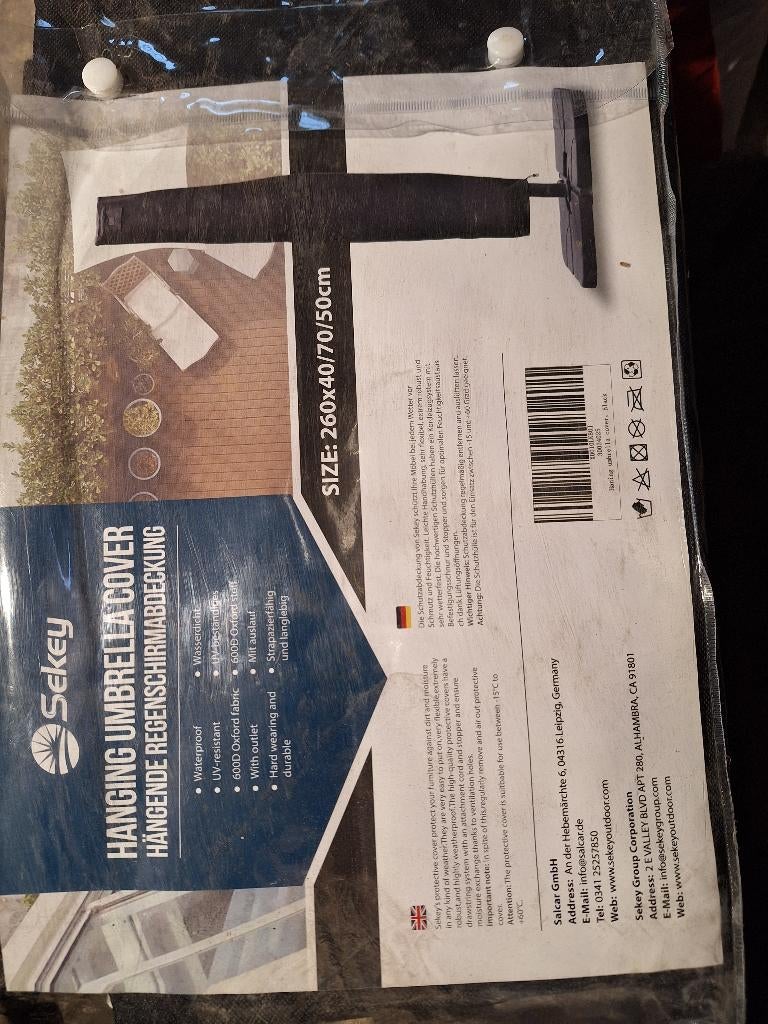 Housse parasol, Jardin & Terrasse, Parasols, Enlèvement, Neuf