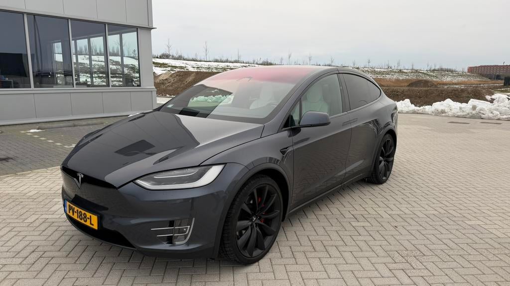 Tesla Model X P100D Performance Ludicrous 6p Premium MCU2, Auto's, Tesla, Automaat, Model X, Leder, 650 kW