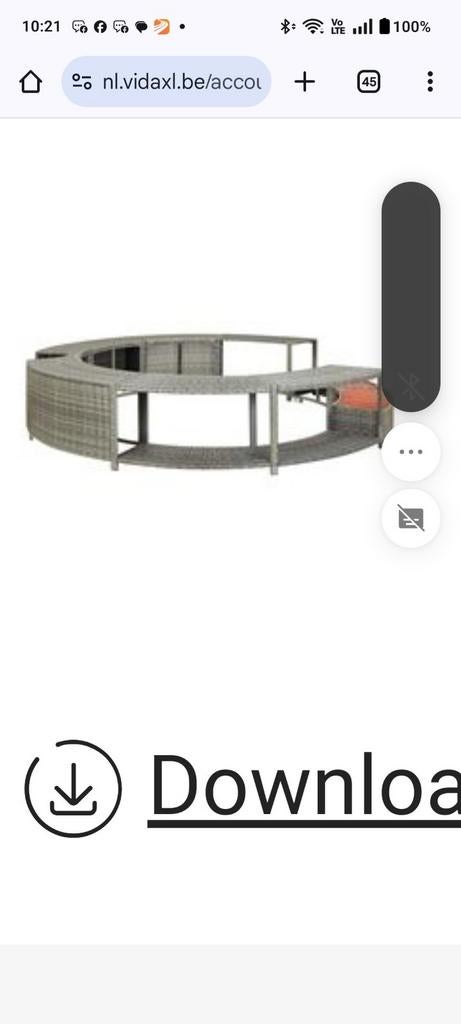 Terras meubels voor zwembad, Tuin en Terras, Ophalen, Nieuw