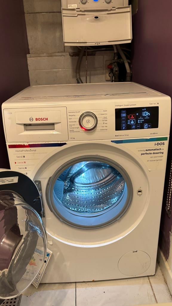 Machine à laver Bosch i-DOS série 6 — 8 kg, Electroménager, Enlèvement, Utilisé, Chargeur frontal