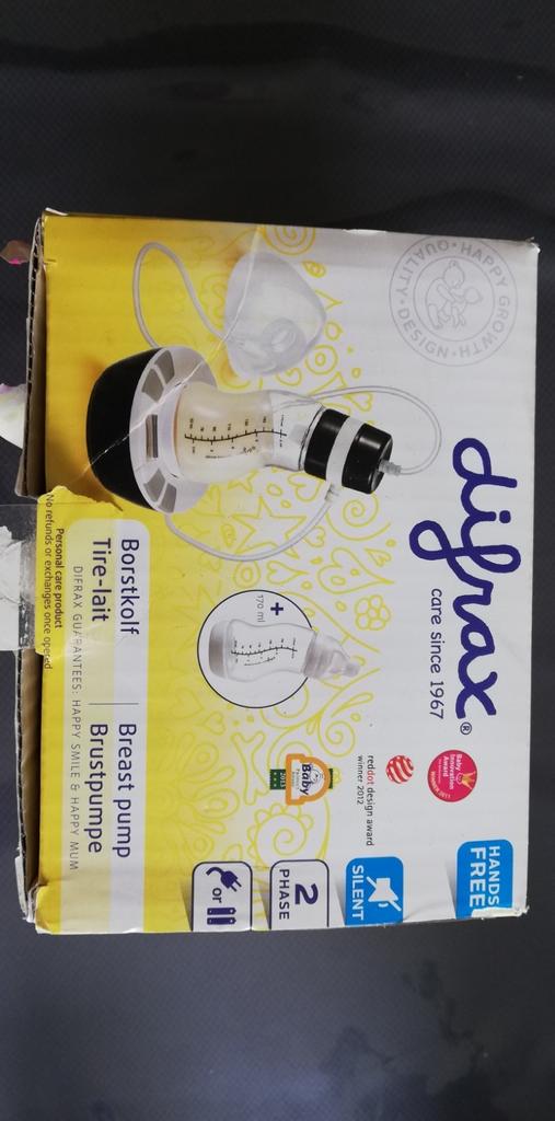 Difrax borstkolf, Kinderen en Baby's, Babyvoeding en Toebehoren, Ophalen, Nieuw