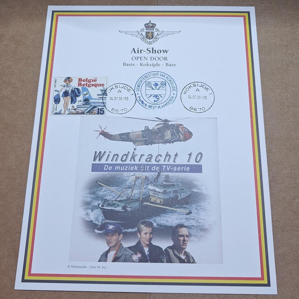 FDB 40 SQN Koksijde Basis Windkracht 10 -1998, Ophalen of Verzenden, Luchtmacht, Foto of Poster