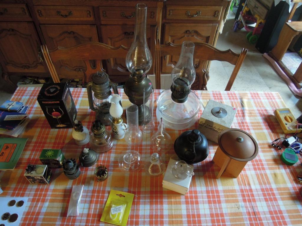 olielamp - petroleumlamp drijfkaarsen Rizla, Antiek en Kunst, Ophalen of Verzenden, Koper