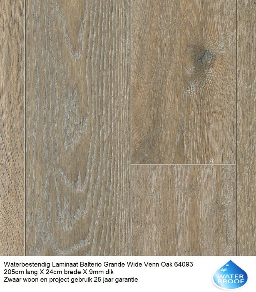 Waterbestendig Laminaat Venn Eik 64033 9mm dikTop kwaliteit, Bruin, 75 m² of meer, Nieuw, Ophalen of Verzenden