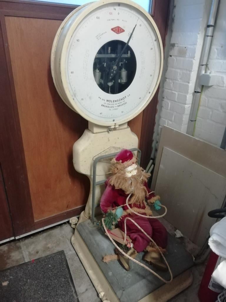 weegschaal molenslot, Ophalen, Gebruikt, Analoog, 50 tot 100 kg