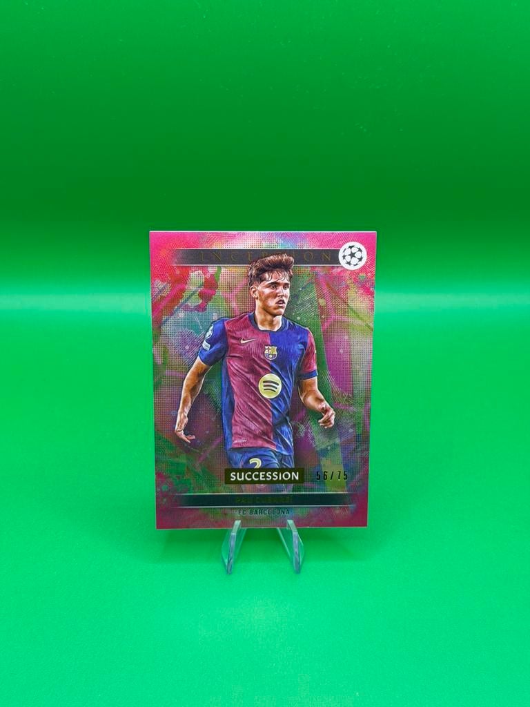 2024-25 Topps Inception Succession Pau Cubarsi 56/75 #48, Ophalen of Verzenden, Zo goed als nieuw