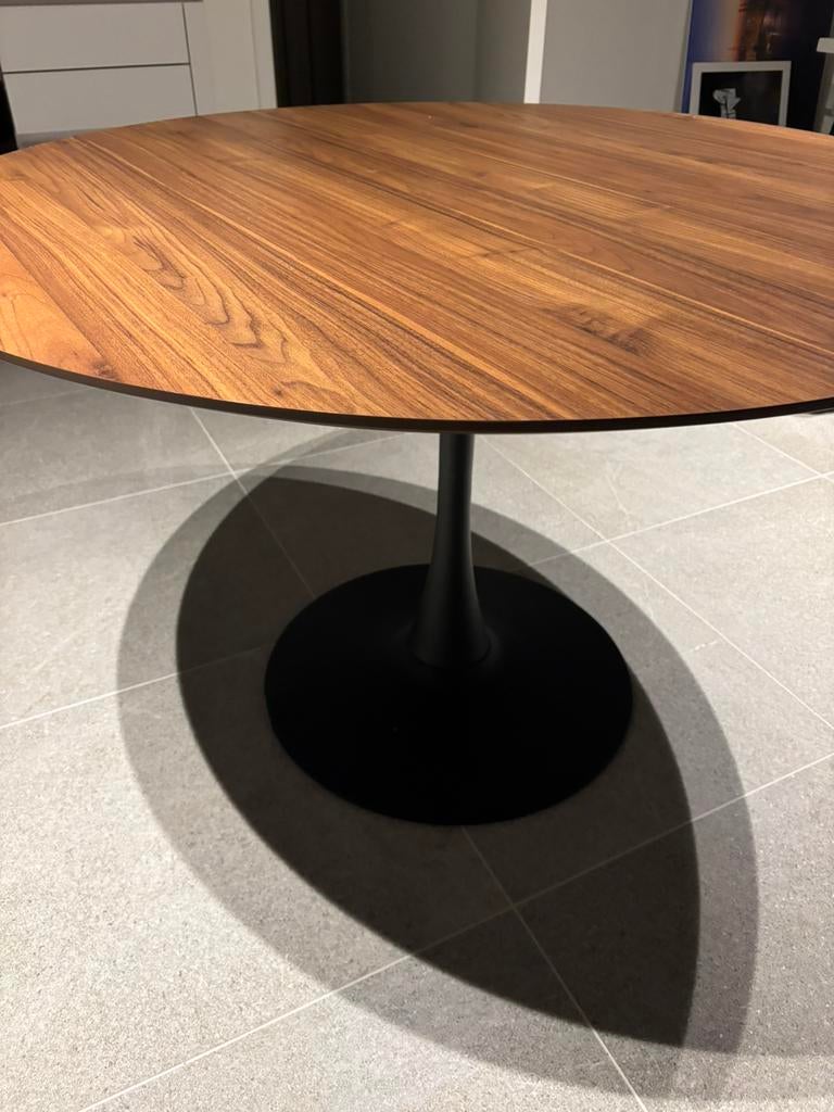 Ronde tafel 120cm, Ophalen, Rond, Zo goed als nieuw, 100 tot 150 cm