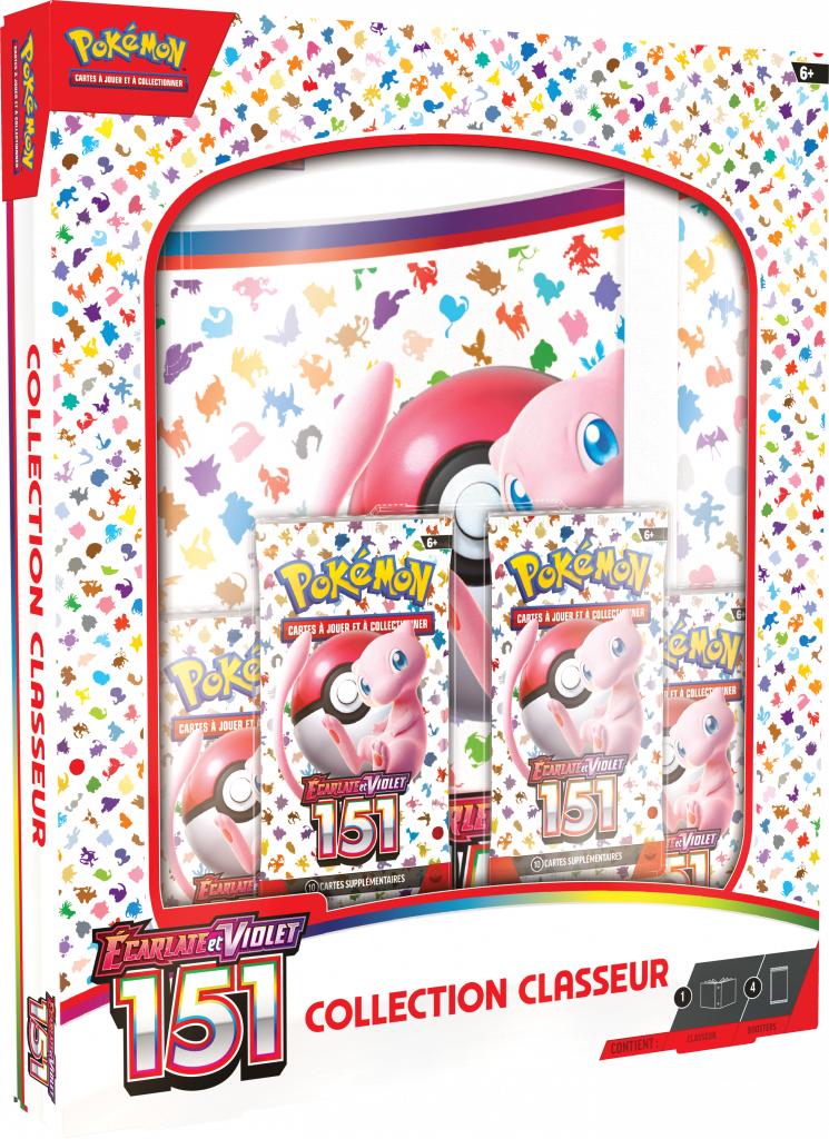 Pokémon - Coffret 151 - Collection Classeur Mew + 4 Boosters, Enlèvement, Neuf, Booster box, Foil