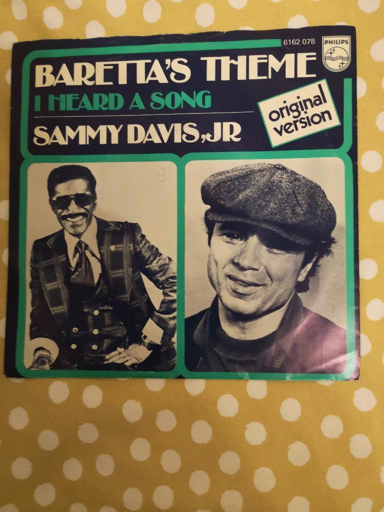 singel sammy davis,JR baretta's theme(bpost gratis), Ophalen of Verzenden, Gebruikt, Poprock