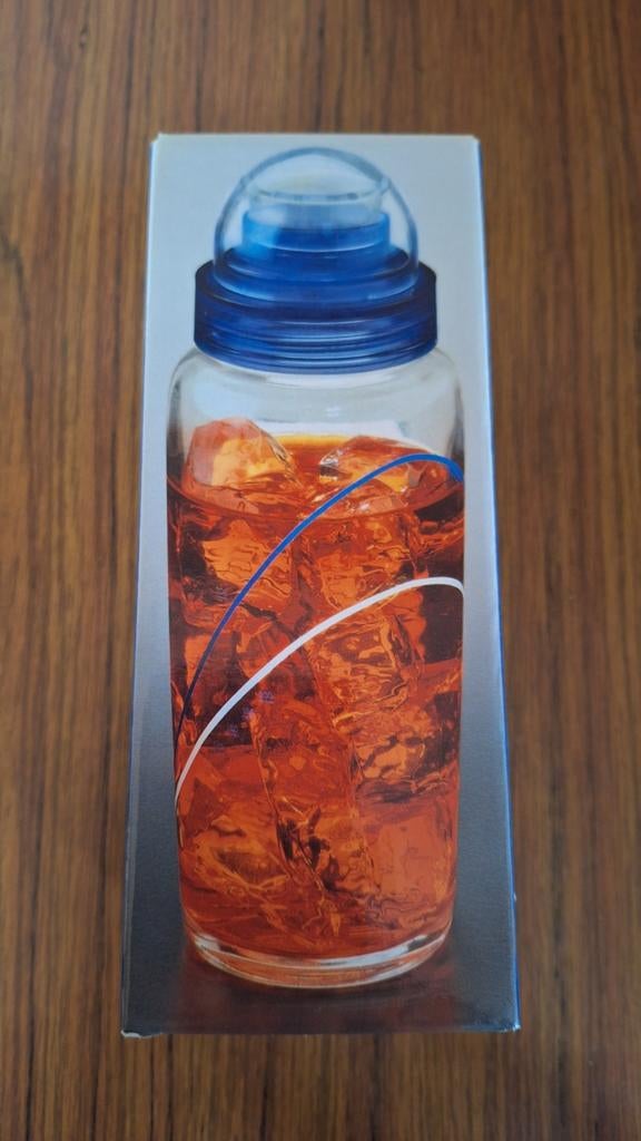 Shaker à cocktail en cristal soufflé 60 cl 20 oz neuf, Collections, Verres & Petits Verres, Comme neuf, Enlèvement ou Envoi