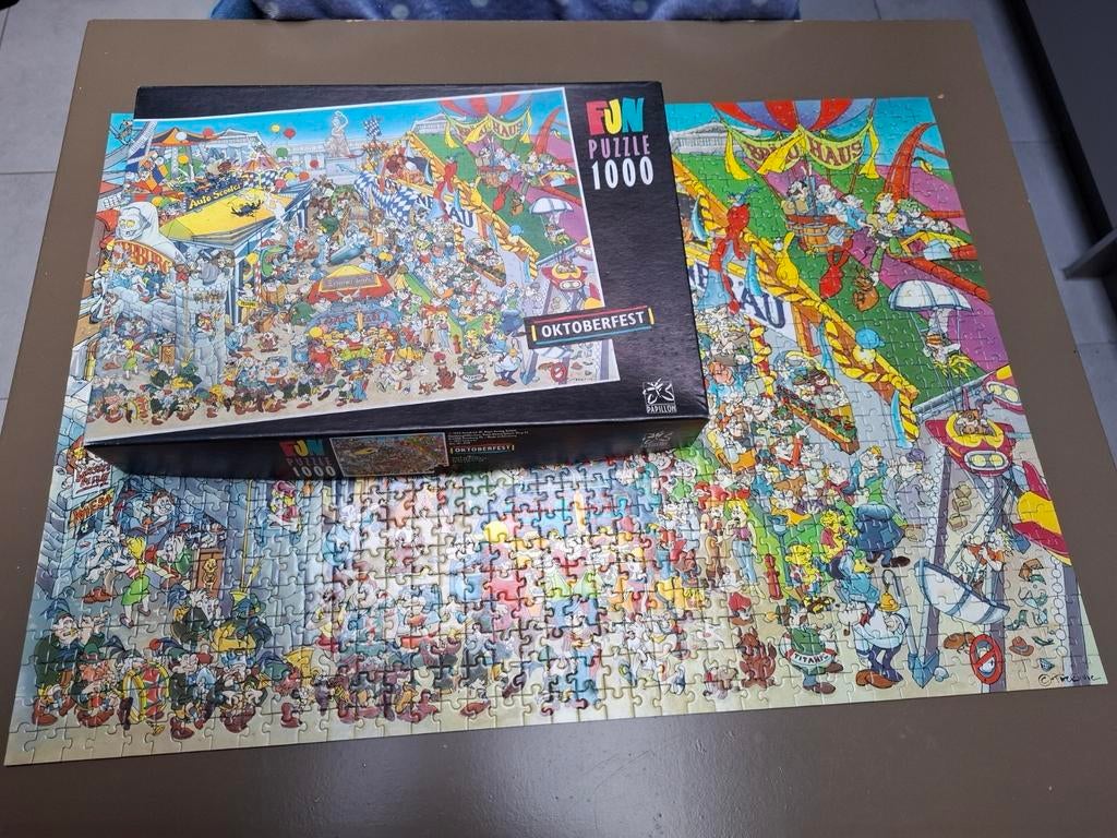 Puzzel Oktoberfest, Ophalen, Gebruikt