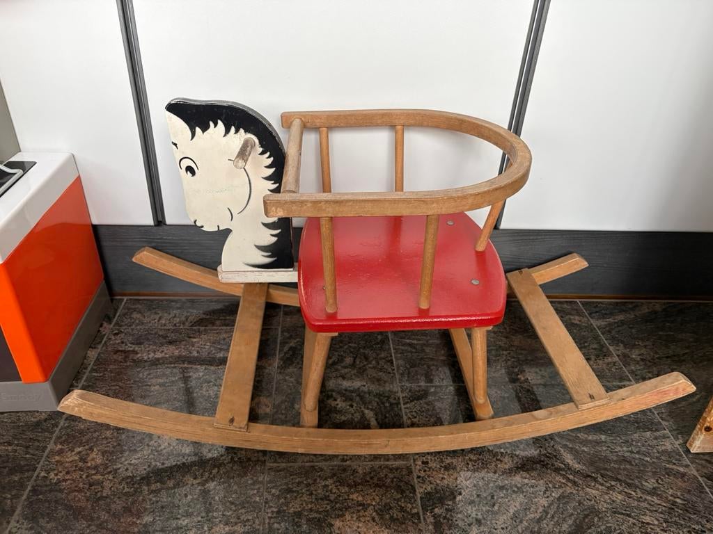 Antiek schommelpaard, Kinderen en Baby's, Ophalen, Gebruikt