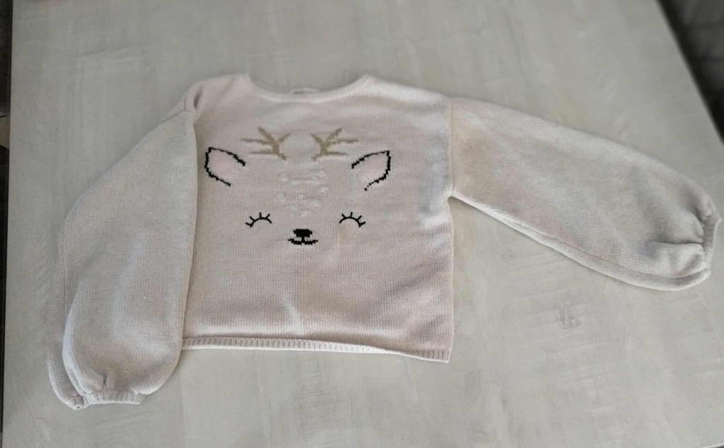 korte trui / pull dierenprint h & m maat 122 - 128, Gebruikt, Meisje, Trui of Vest, H&M