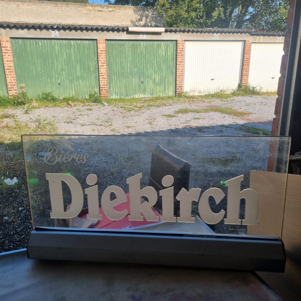 Enseigne lumineuse Diekirch, Collections, Marques de bière, Enlèvement ou Envoi, Utilisé, Autres types, Autres marques