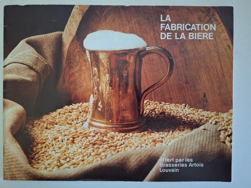 Oude bier brochure Stella Artois brouwerij Interbrew Leuven, Verzamelen, Ophalen of Verzenden, Stella Artois