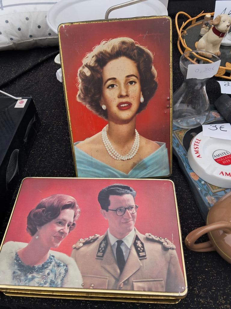 Boîte métal vintage chocolat Jacques, Enlèvement, Utilisé