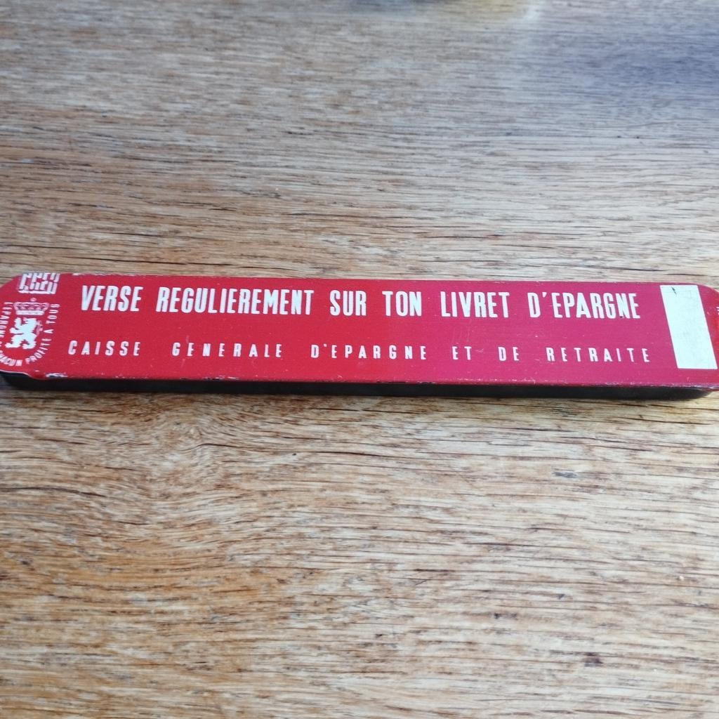 Plumier publicitaire vintage CGER, Enlèvement, Utilisé