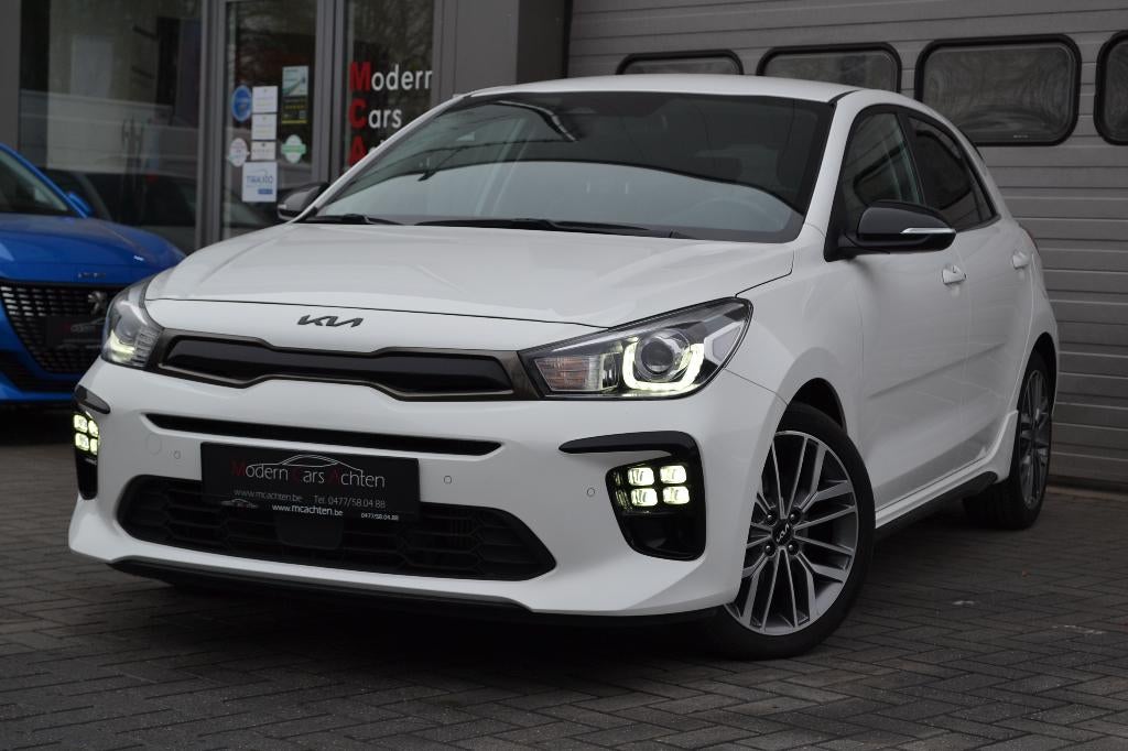 Kia Rio 1.0 Essence « GT Line » * Carplay * Volant chauffant, Autos, Euro 6, Entreprise, Entretenue par le concessionnaire, Noir