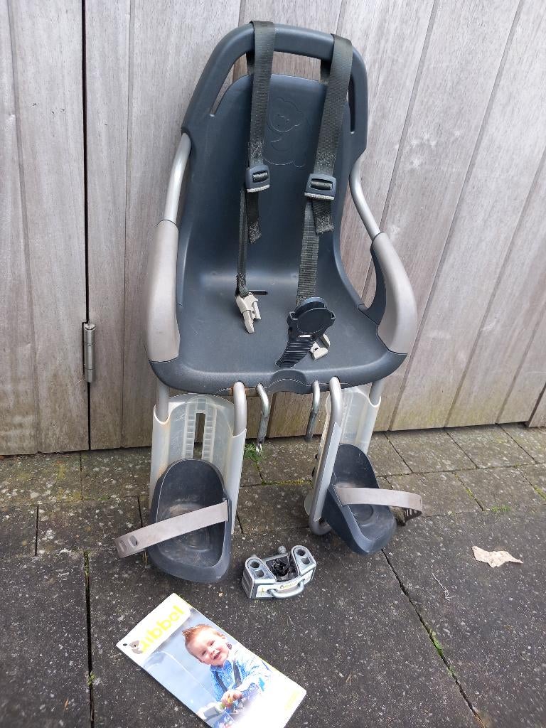 Qibbel fietsstoeltje voor, Ophalen, Qibbel, Gebruikt, Voetsteuntjes