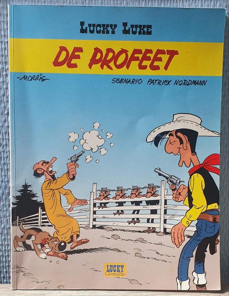 Lot 5 strips: Lucky Luke De Profeet + 4x FC De Kampioenen, Boeken, Meerdere stripboeken, Ophalen of Verzenden, Zo goed als nieuw