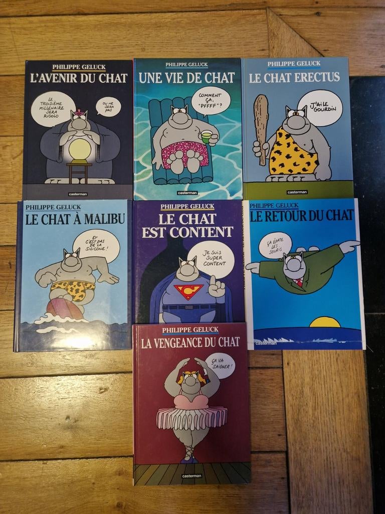 Lot de 7 bd le chat, Enlèvement ou Envoi