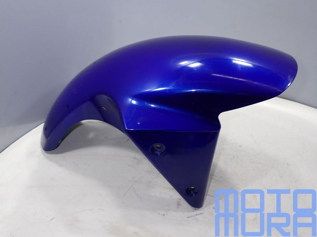 Kawasaki ZX6R 636 2003 - 2004 voorspatbord metallic blauw  s, Motoren, Gebruikt, -, -, Ophalen of Verzenden