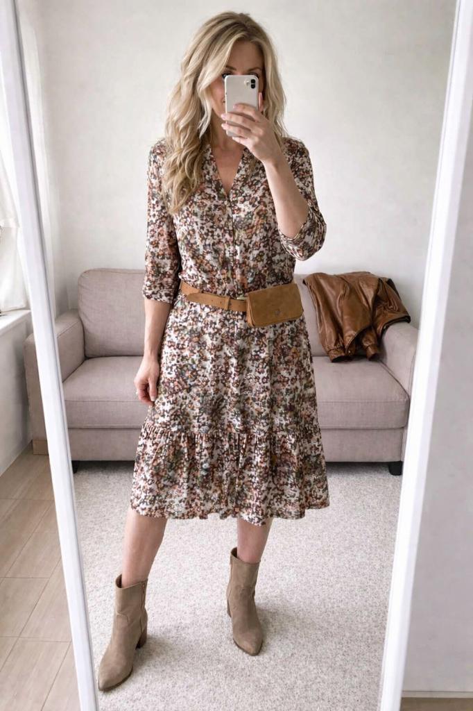 Jurk K-Design met bijhorende ceintuur xl, Kleding | Dames, Jurken, K-design, Verzenden, Maat 46/48 (XL) of groter, Zo goed als nieuw