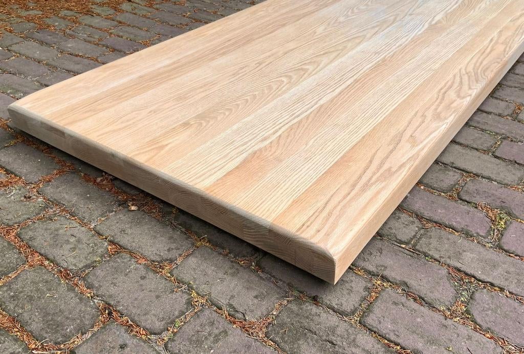 Massief eiken tafelblad, groot formaat, koopje, Ophalen, Zo goed als nieuw, Vijf personen of meer, Eikenhout