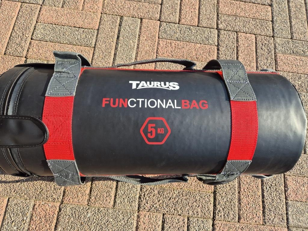 fitnessmateriaal - power bag (sandbag) 5 gewichten, Sports & Fitness, Enlèvement, Comme neuf, Bras, Autres types