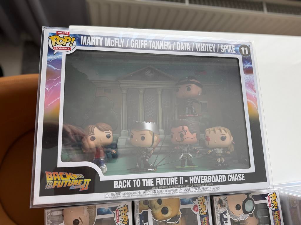 Pop collection retour vers le futur toutes avec protection, Verzamelen, Speelgoed, Ophalen, Zo goed als nieuw