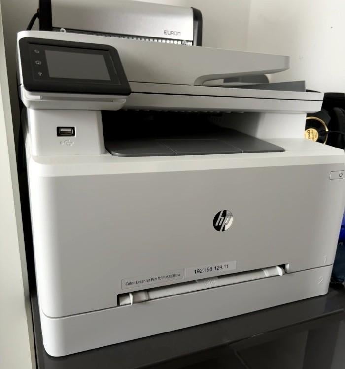 All in one HP Color LaserJet Pro MFP M283fdw, Informatique & Logiciels, All-in-one, Comme neuf, Enlèvement, Fax