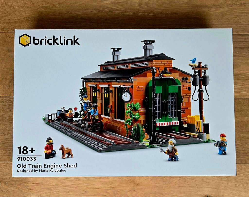 Lego Bricklink Old Train Engine Shed, Ophalen of Verzenden