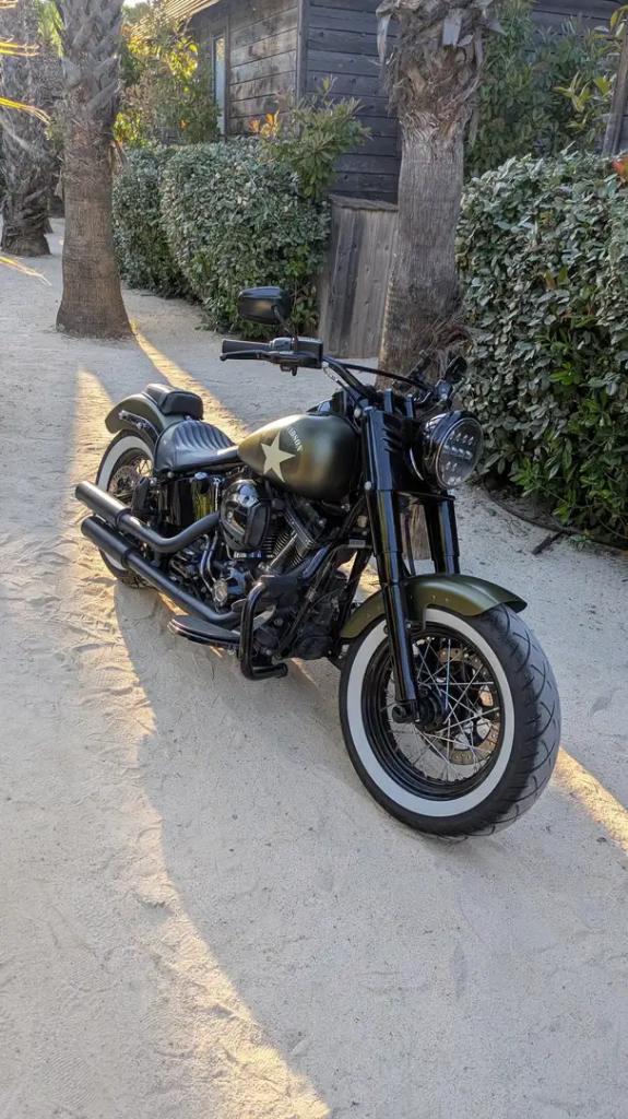 Harley Davidson Softail Slim S, Motos, Permis Moto A, Tourisme, Éclairage LED, Plus de 35 kW